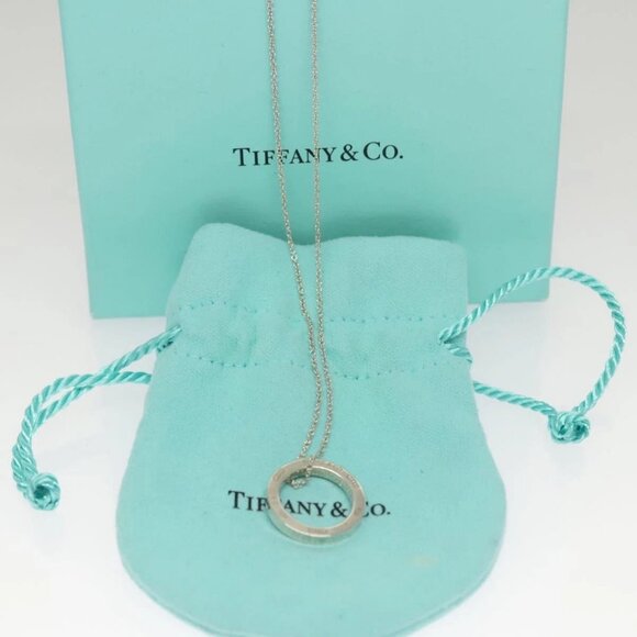 TIFFANY&Co. Ring Necklace Ag925 Silver Auth am8076 - Picture 1 of 16